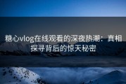 糖心vlog在线观看的深夜热潮：真相探寻背后的惊天秘密