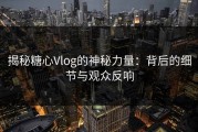 揭秘糖心Vlog的神秘力量：背后的细节与观众反响