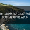 揭秘糖心vlog新官方入口的秘密：热度越压越高的背后真相