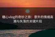 糖心vlog的奇妙之旅：意外的情绪高潮与失落的关键片段